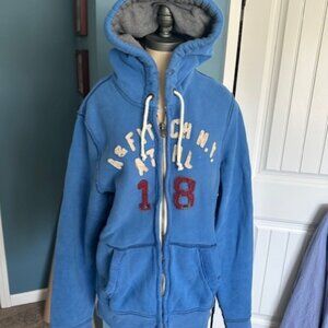 Men's VTG Y2K Abercrombie full zip hoodie size L